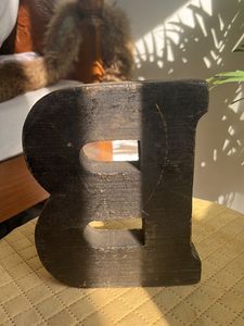 LETTER “B” &amp; “K” Decor Piece