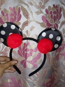 Sequin Mickey Ears Headband Sprinkle Dount Hairban