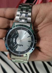 HMXT Silver Classic Watch