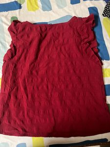 Red shein top