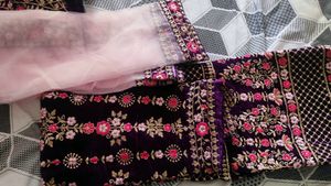 Women&#39;s Embroidered Lehenga With Blouse And Dupatt