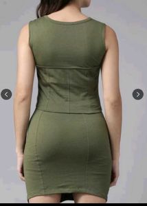 Olive Green Two-Piece Set