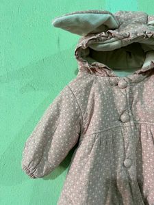 Cute Bunny Ear Baby Coat