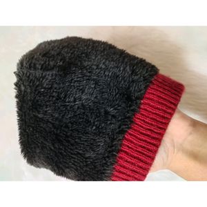 Women's Beanie Cap Maroon