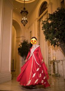 Custom Designed Red Gown