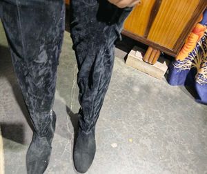 Black Suede Ankle Boots