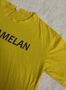 Yellow Oversized Unisex T-shirt 😍