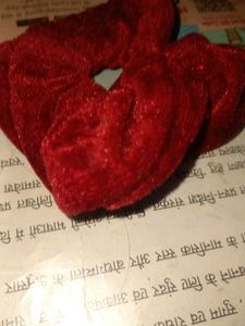 Red Velvet Scrunchie