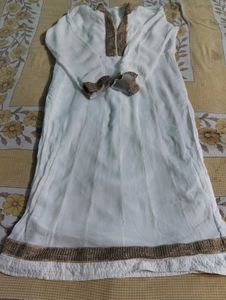 white designer kurti