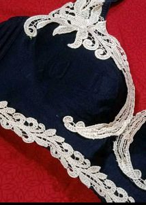 Navy Lace Lingerie Set