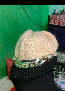 Chain Detail Beanie
