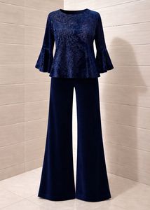 CORDSET made in USA  Navy Velvet