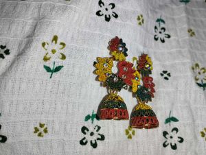 Colorful Jhumka Earrings