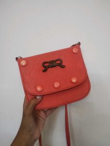 Coral Peachy Sling Bag