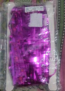 2 Pc Foil Curtain