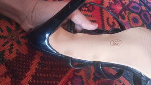 Elegant Black Strappy Heels