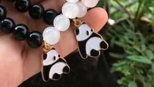 Panda Charm Bead Bracelets( SET OF 2)