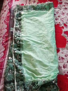Elegant Green Saree