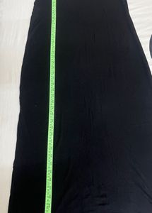 Black lycra skirt