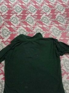 Green Long Sleeve Top