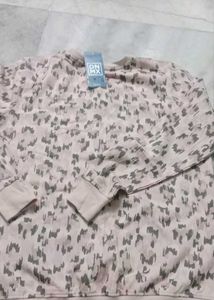 Printed Cotton Sweatshirt For Girls
