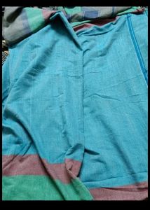 Saree With Sleeveless Blouse
