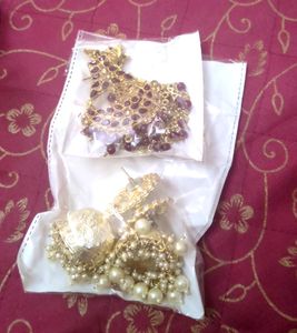 Big Golden Jhumkas Or Dangler
