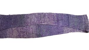 Purple Hand Woven Scarf