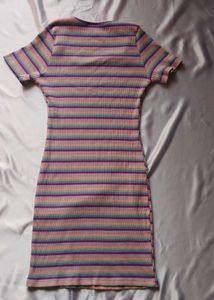 Striped Bodycon Mini Dress