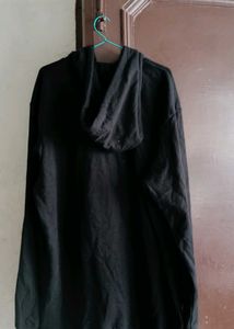 Black Premium Fleece Hoodie For Men ♻️