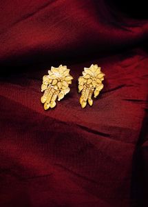 1 Gram Golden Mangalsutra Necklace With Earrings