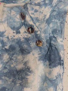 Tie Dye Ruffle Tank Top