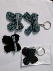 Key Chain and Hair Clip