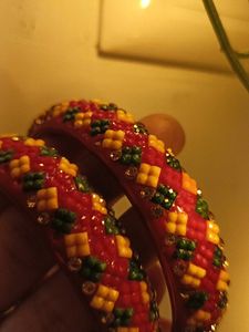 SET OF 4 RED COLOUR BANGLE