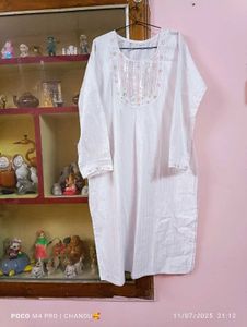 Elegant White Kurta