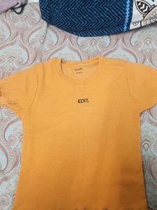 Orange EDIT. T-shirt