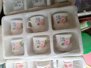 3 Set Of Cups 6 Piece Each New Multicolour Full