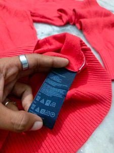 Tommy Hilfiger Red Sweater