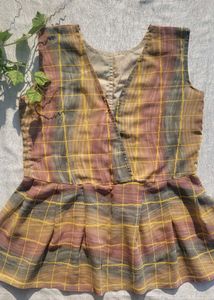 Sale For 1 Day Trendy Pastel Peplum Top