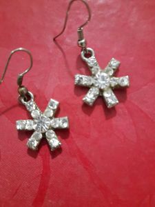 Snowflake Rhinestone Earrings