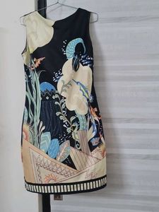 Patterned Sleeveless Dress
