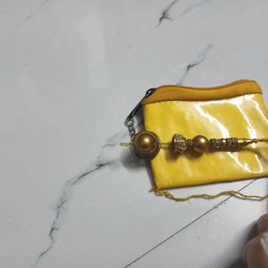 Cute mustard nd💜 shape joypur style wallet
