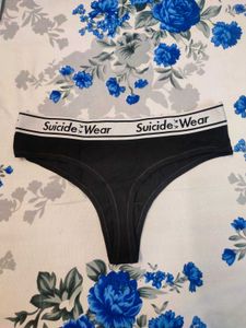 suicide ×wear band logo thong