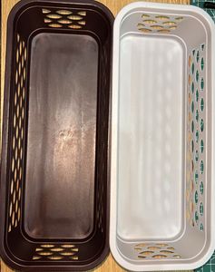 Set of Two Plastic Baskets