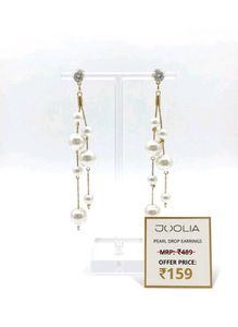 Elegant Pearl Drop Earrings