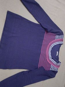 Purple Woolen Top