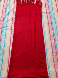 Red Stole For Winter