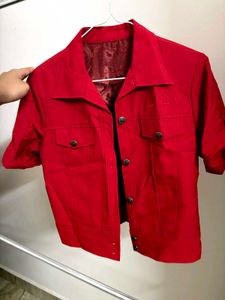 Red Short Sleeve Jacket