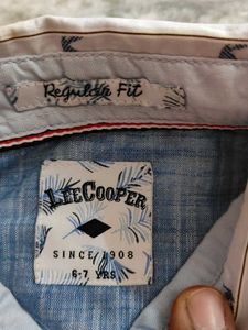 Lee Cooper Shirt For Kids 6-7 Yrs