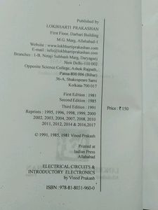 Electrical Circuits And Introductory Electronics